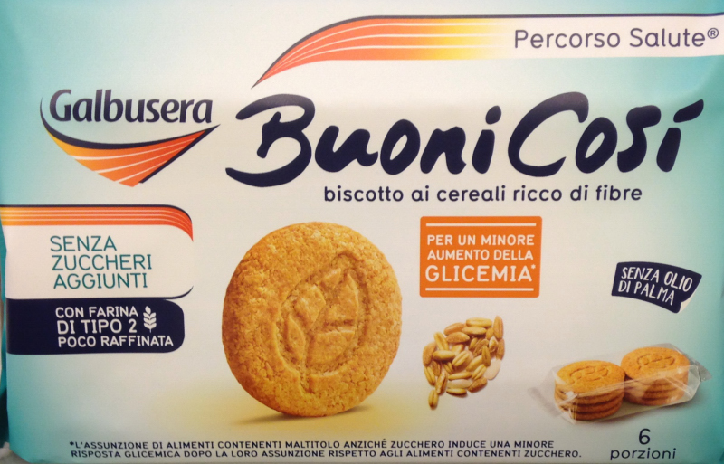 Galbusera Buoni così biscotti ai cereali senza zuccheri aggiunti