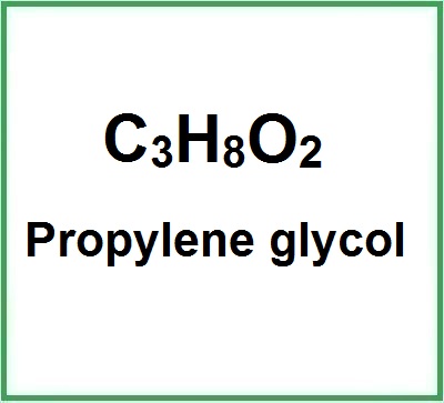 Il Glicole Propilenico (PG propylene glycol)