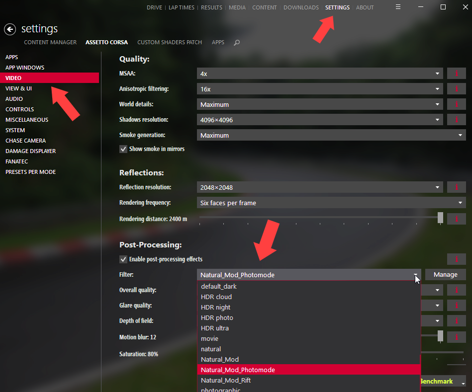 Content Manager – Assetto Corsa